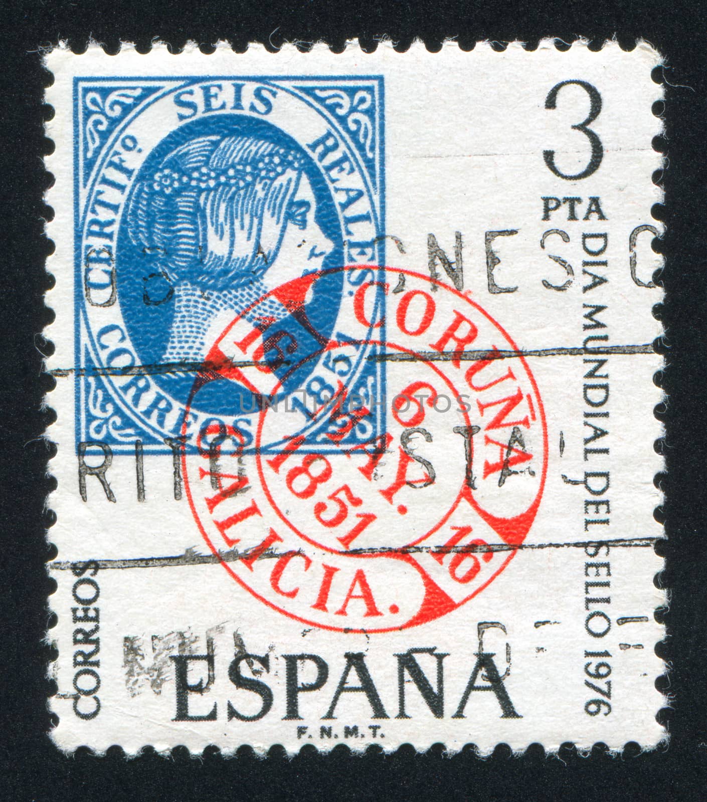 SPAIN - CIRCA 1976: stamp printed by Spain, shows Isabella, circa 1976