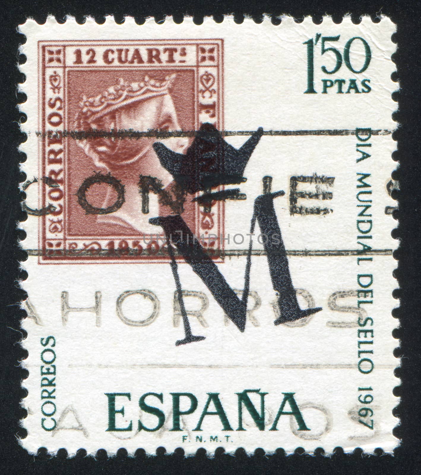 SPAIN - CIRCA 1976: stamp printed by Spain, shows Isabella, circa 1976