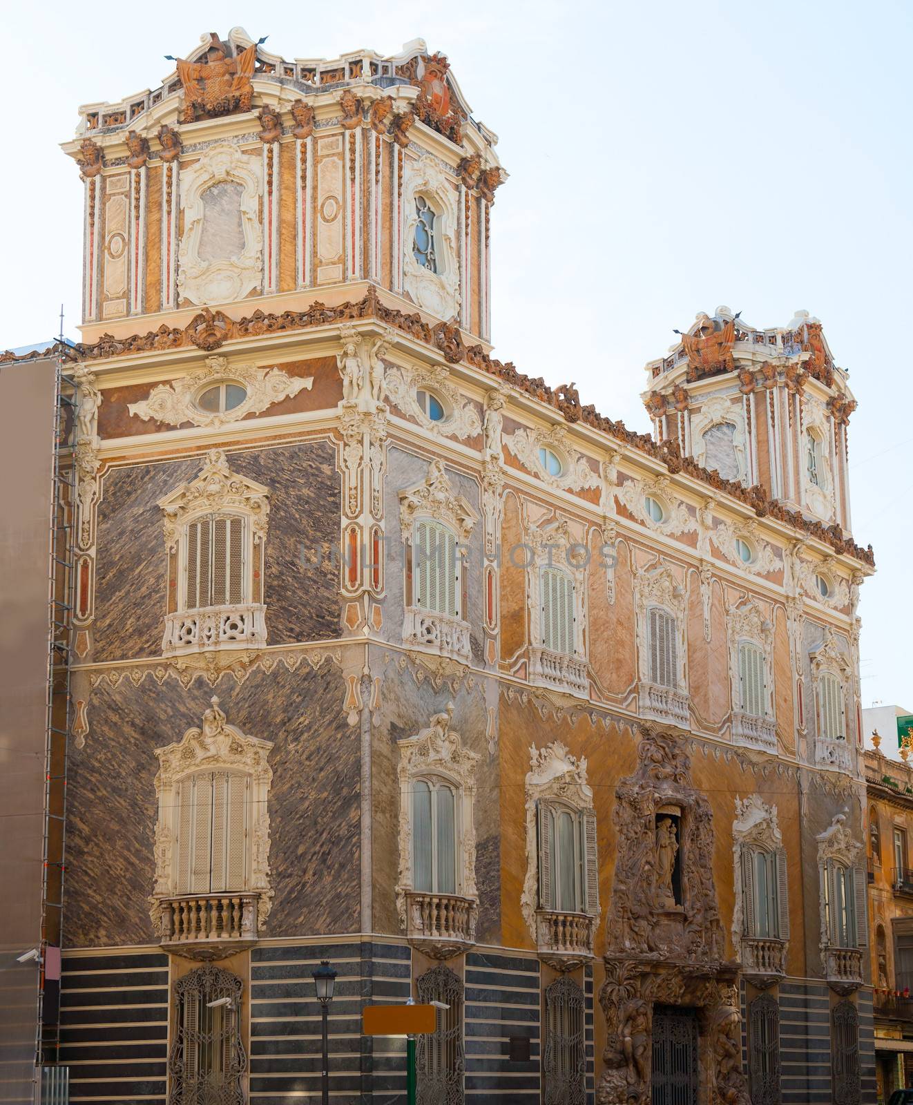 Marques de dos Aguas Palace with alabaster facade Valencia by lunamarina