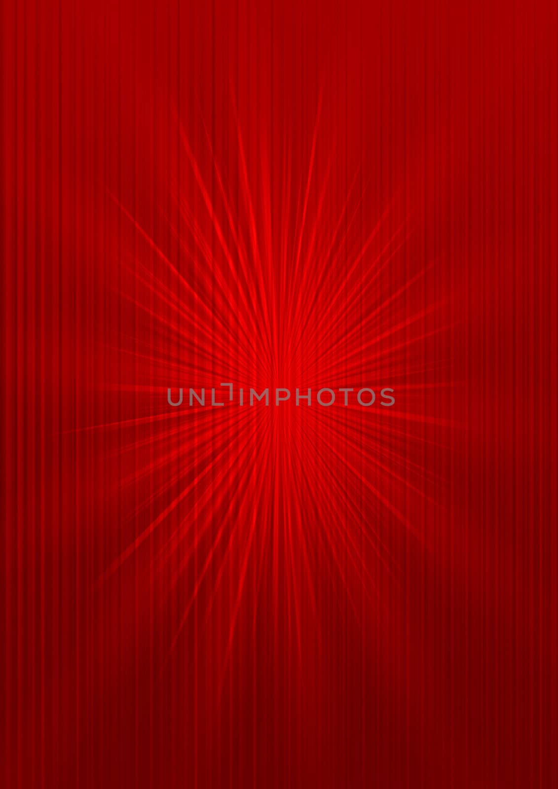 Abstract red bright striped background with sunburst