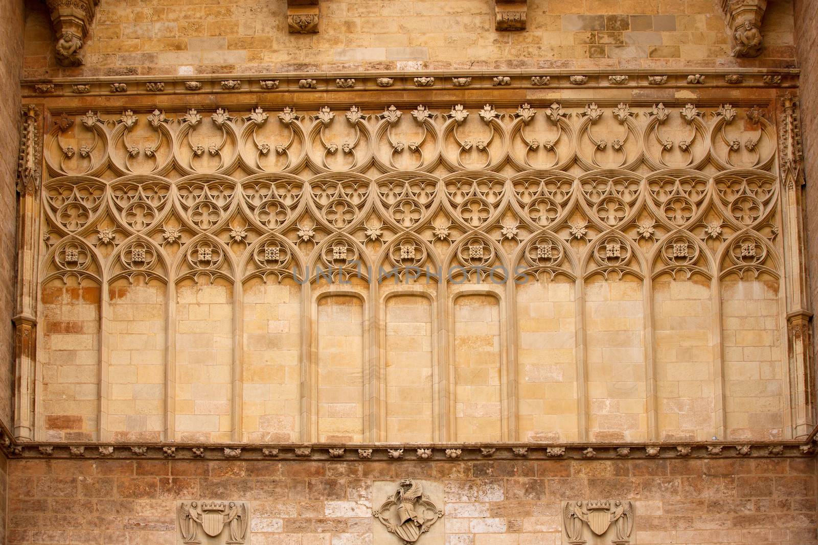 Valencia Torres de Serrano towers it was the Fort entrance city door in Spain