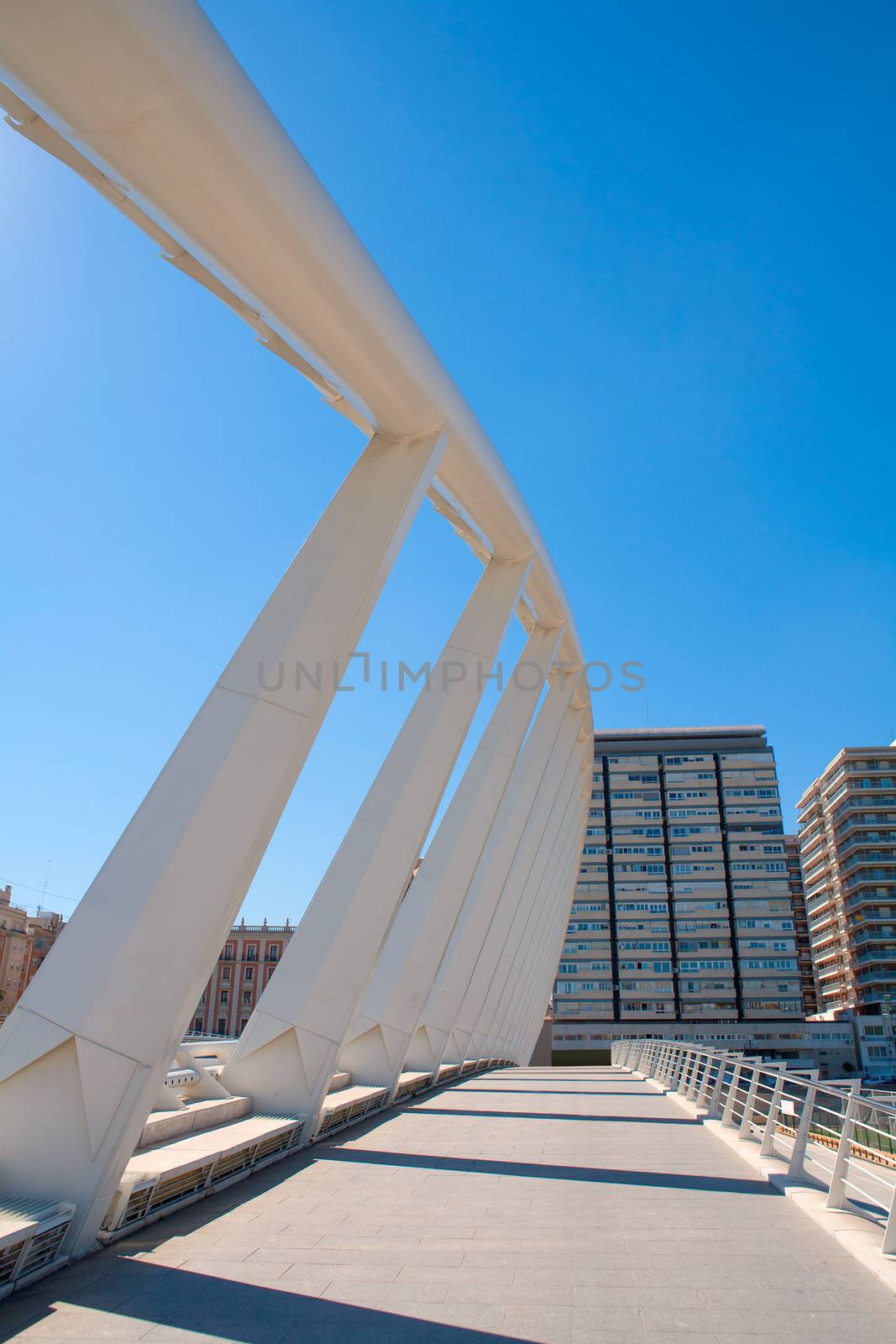 Valencia puente de Exposicion bridge in Alameda Spain