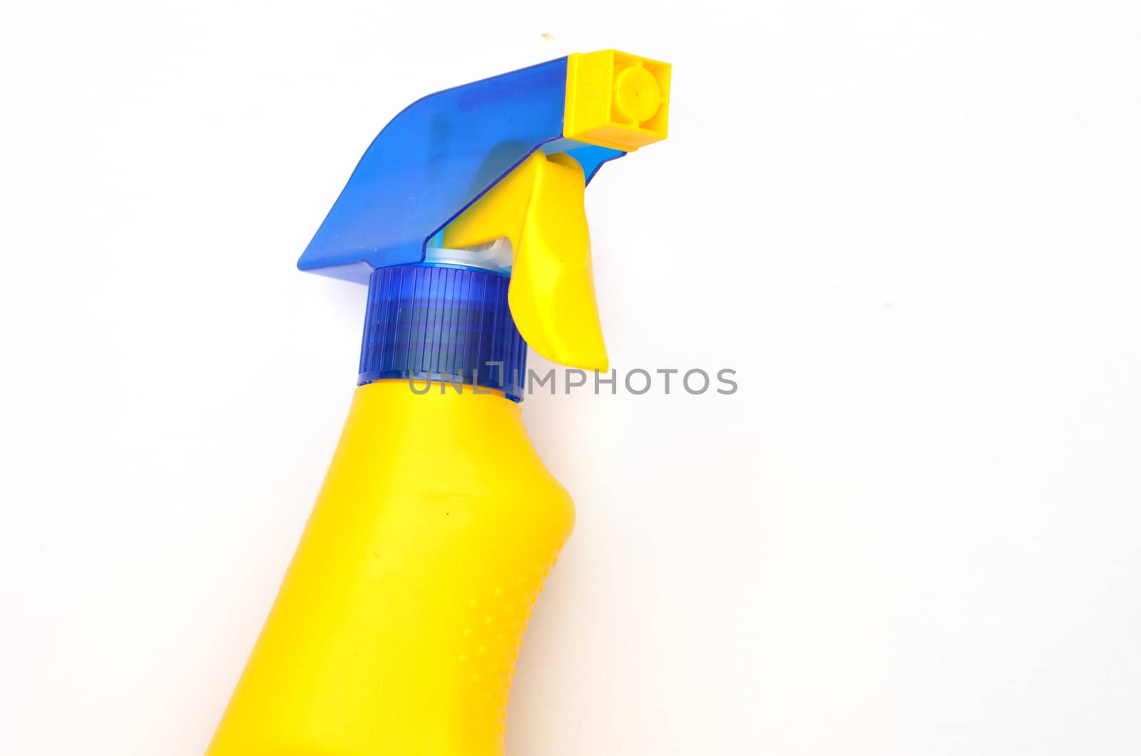 Spray Bottle in yellow and Blue