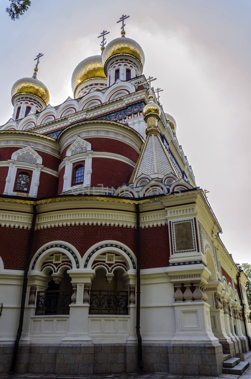 Beautiful church in Bulgaria, Shipka city. With amazing architecture and colors!