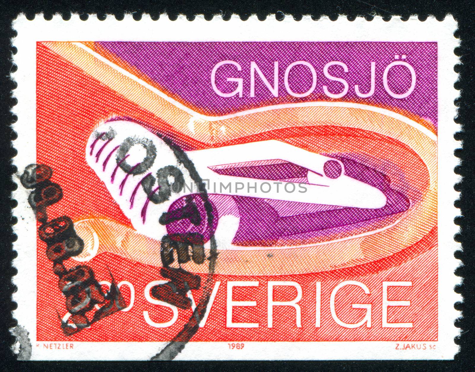 SWEDEN - CIRCA 1989: stamp printed by Sweden, shows Metal springs, circa 1989