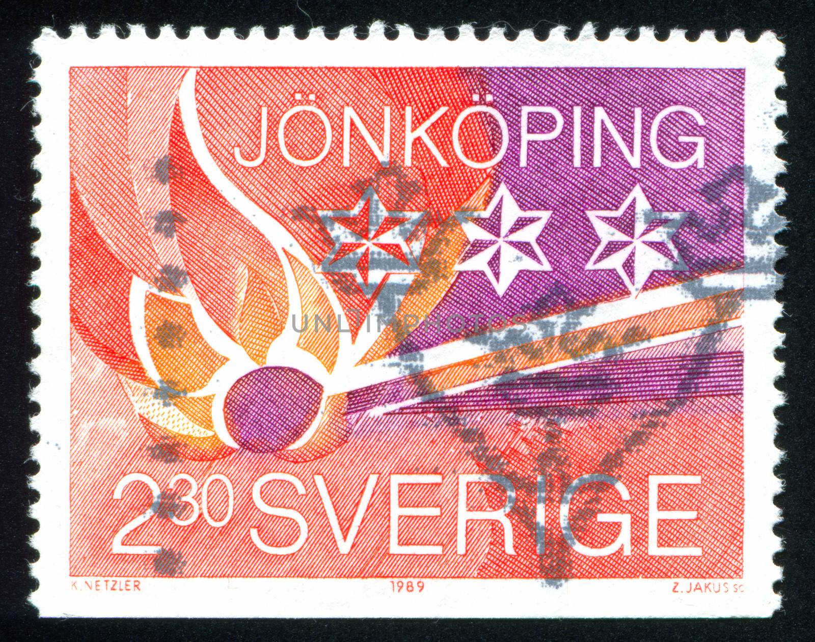 SWEDEN - CIRCA 1989: stamp printed by Sweden, shows Matchsticks, circa 1989