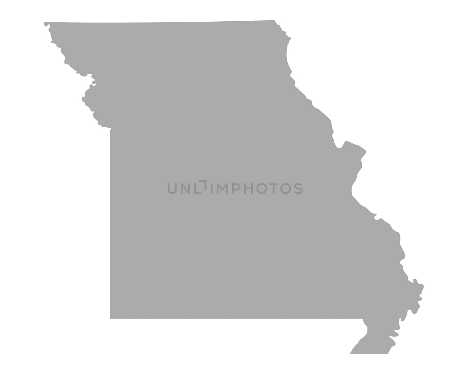 Map of Missouri by rbiedermann