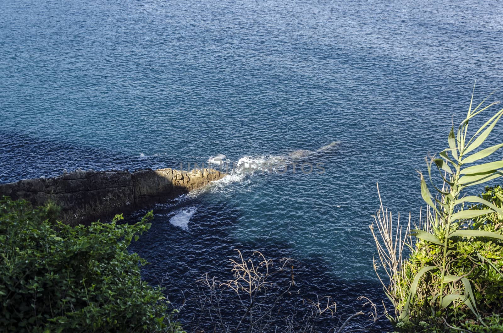 Rocks in the Atlantic ocean