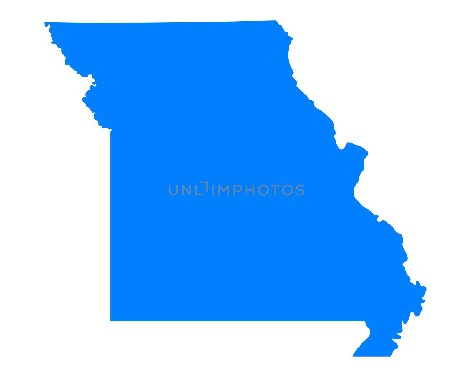 Map of Missouri by rbiedermann