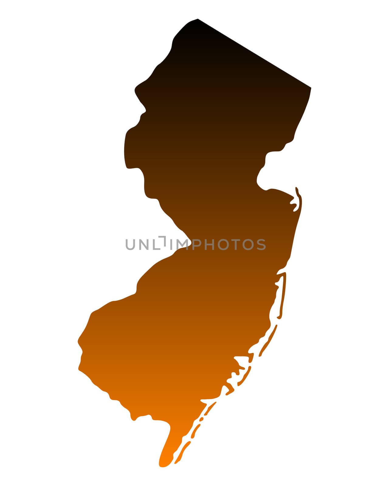 Map of New Jersey by rbiedermann