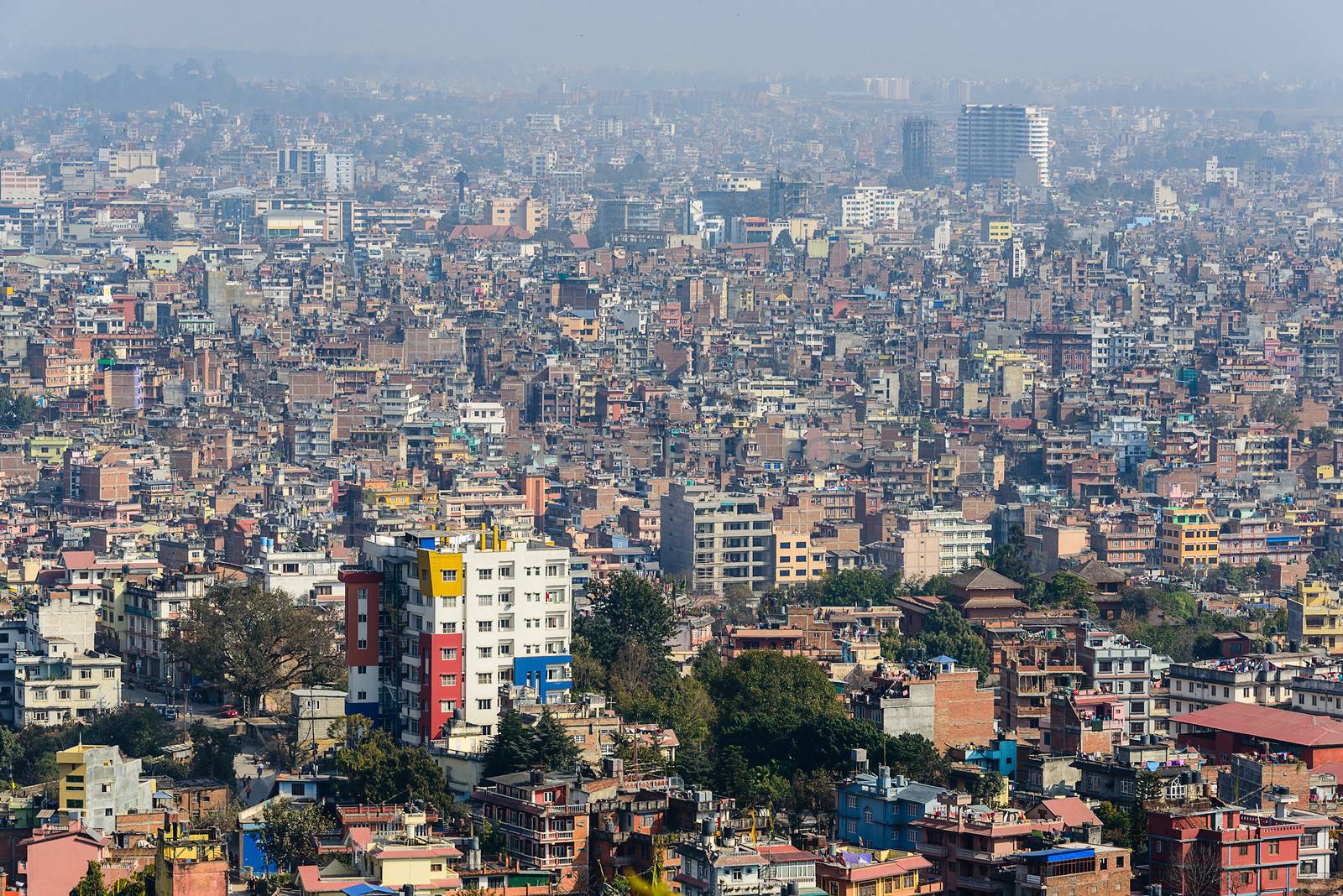 Kathmandu view from Swayambhunath