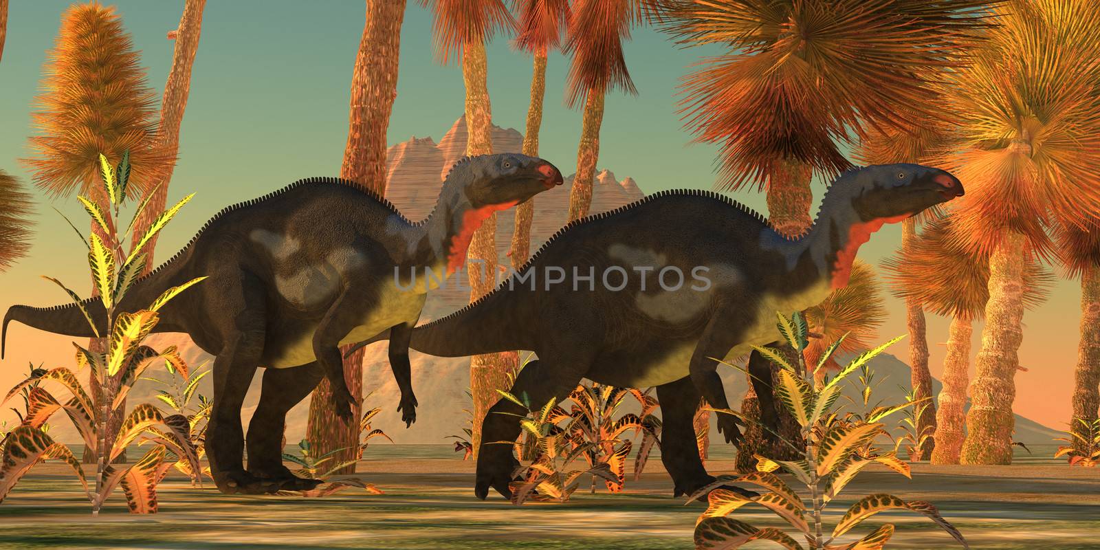 Camptosaurus Dinosaurs by Catmando