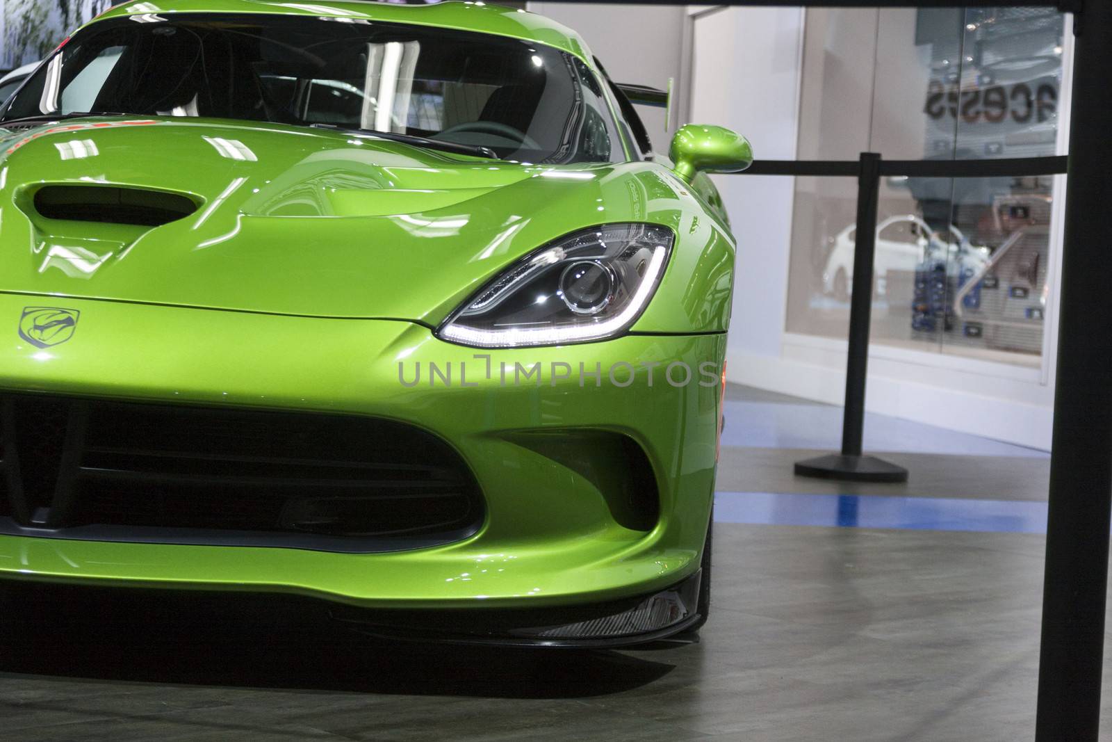 DETROIT - JANUARY 26 :The 2014 Dodge SRT Viper at The North Amer by snokid