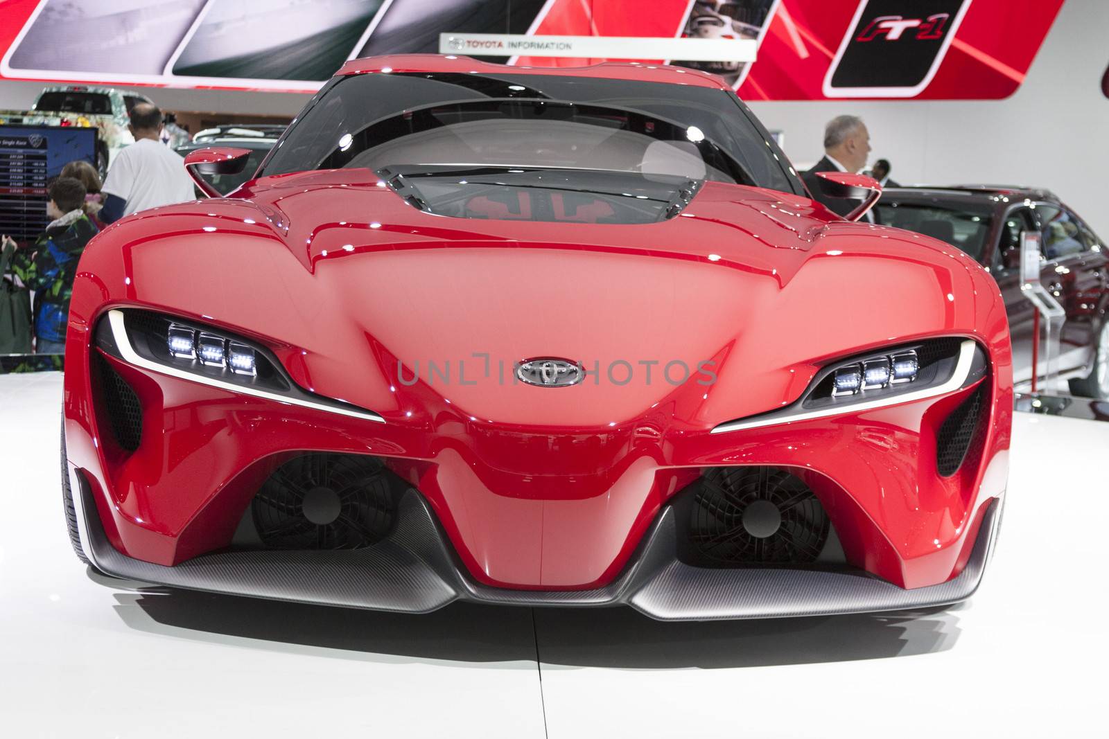 DETROIT - JANUARY 26 :The new Toyota FT-1 concept at The North A by snokid