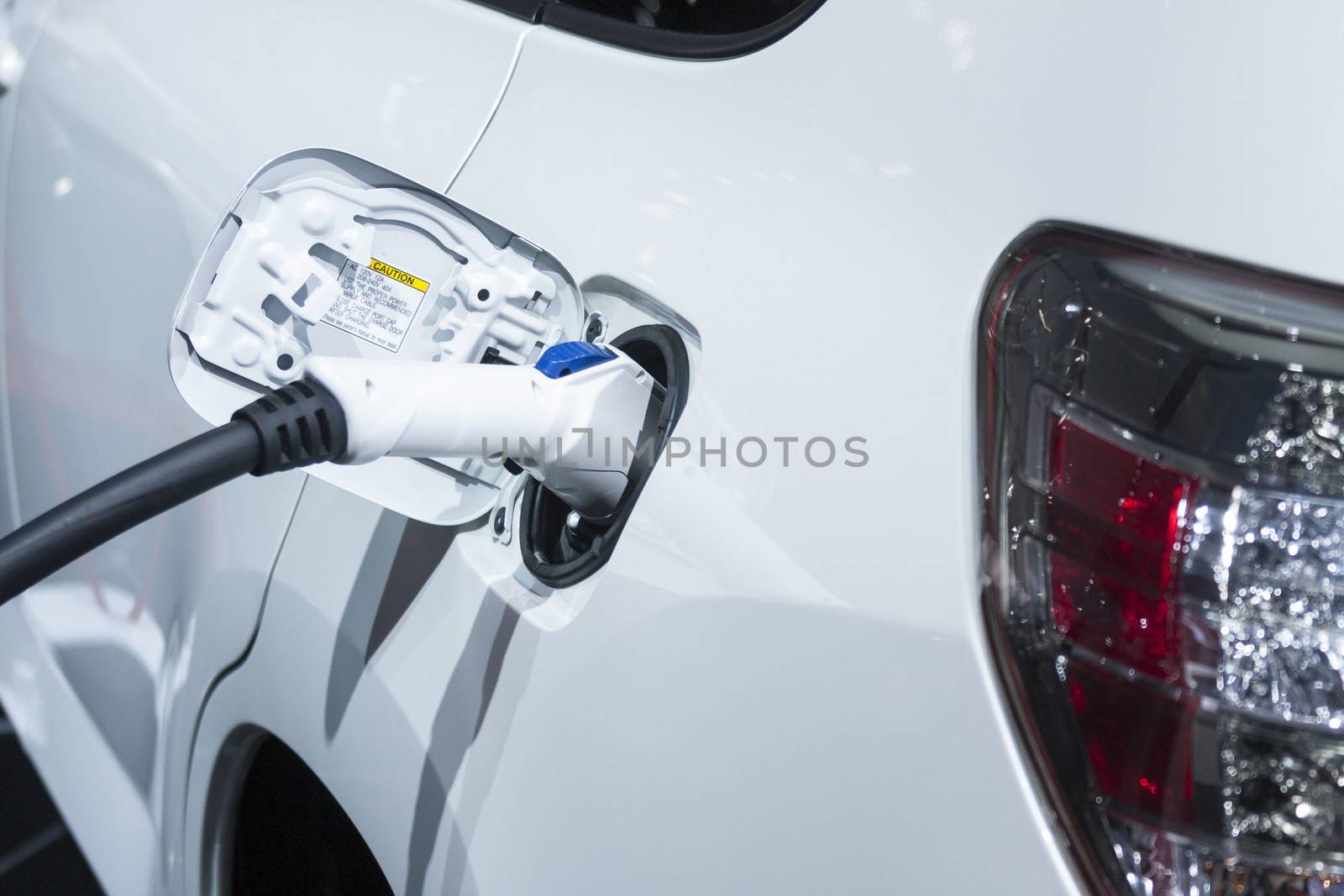 DETROIT - JANUARY 26 :The new 2014 Toyota RAV4 EV at The North A by snokid