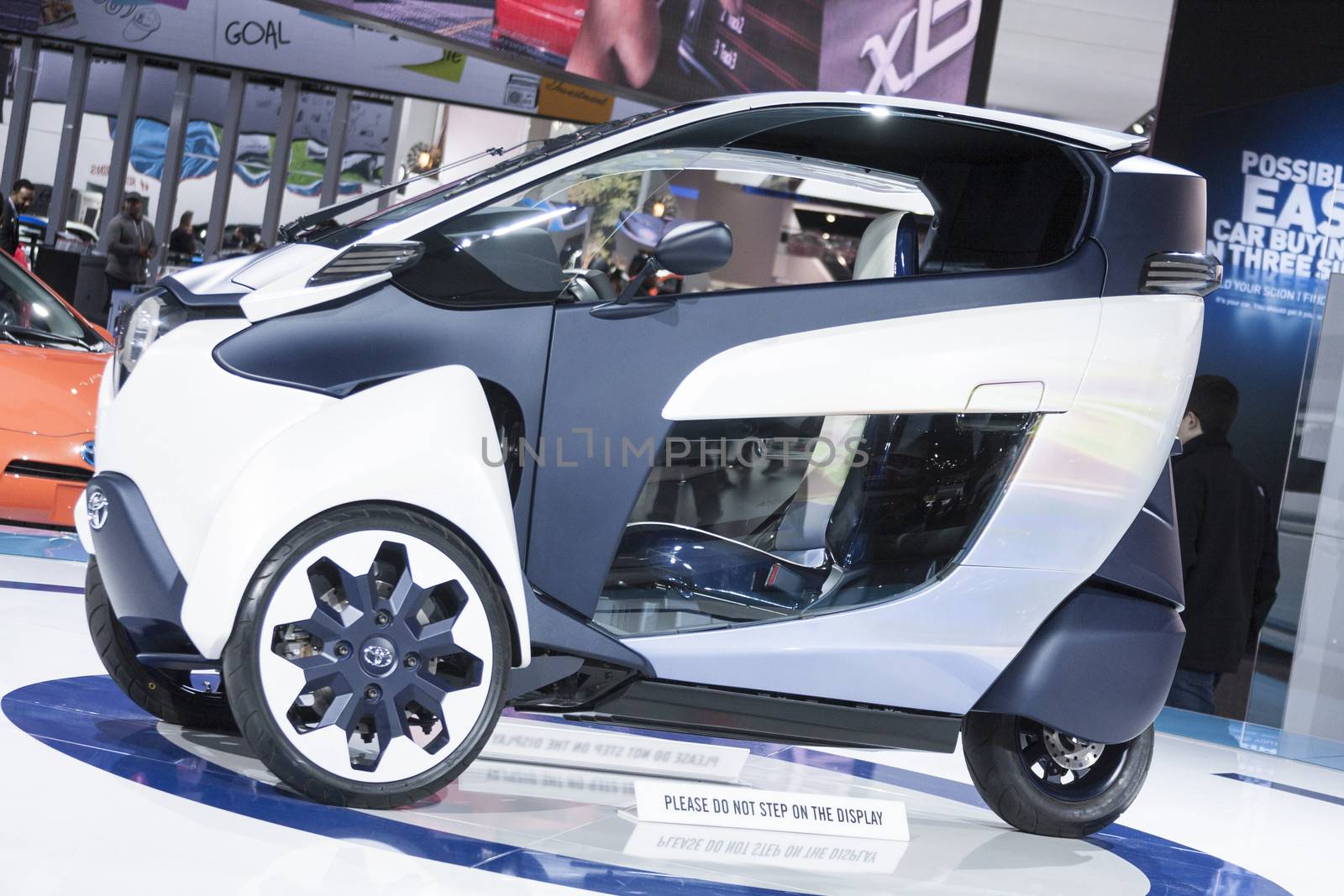 DETROIT - JANUARY 26 :The new Toyota i-Road Concept at The North by snokid