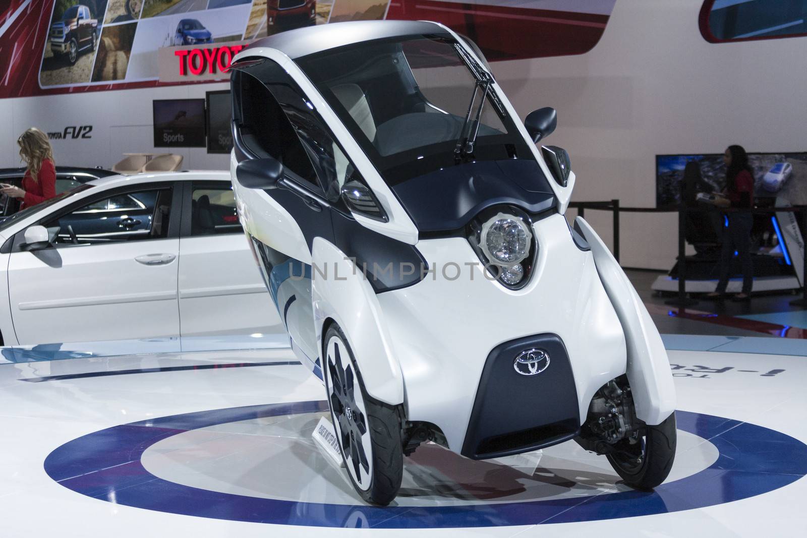 DETROIT - JANUARY 26 :The new Toyota i-Road Concept at The North by snokid