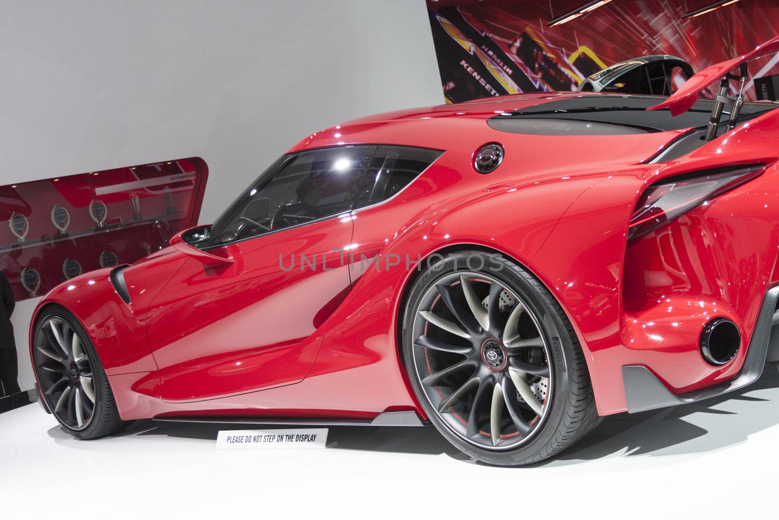 DETROIT - JANUARY 26 :The new Toyota FT-1 concept at The North A by snokid