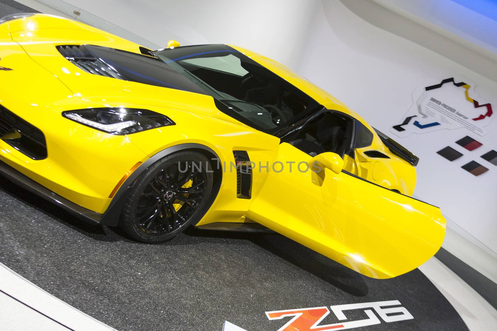 DETROIT - JANUARY 26 :The new 2015 Corvette Stingray Z06 superca by snokid