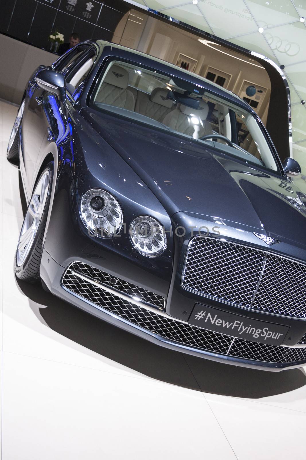 DETROIT - JANUARY 26 :The new 2015 Bentley Flying Spur at The No by snokid