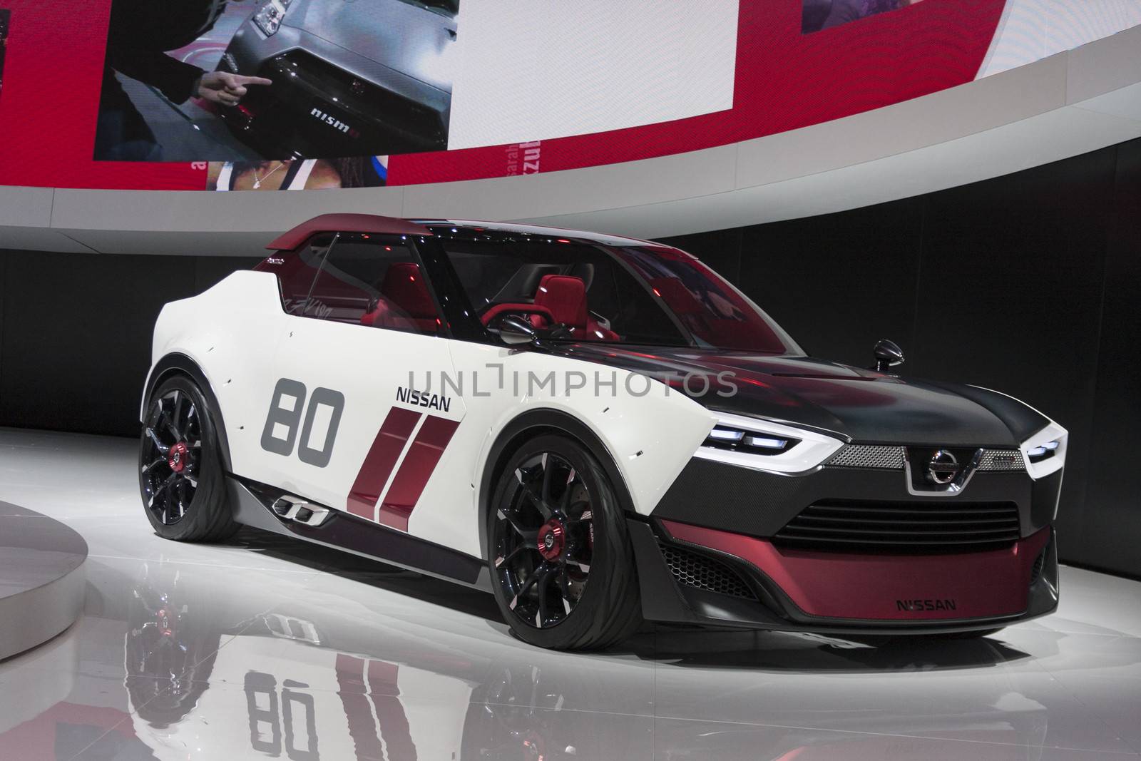 DETROIT - JANUARY 26 :The Nissan IDx NISMO concept car at The No by snokid