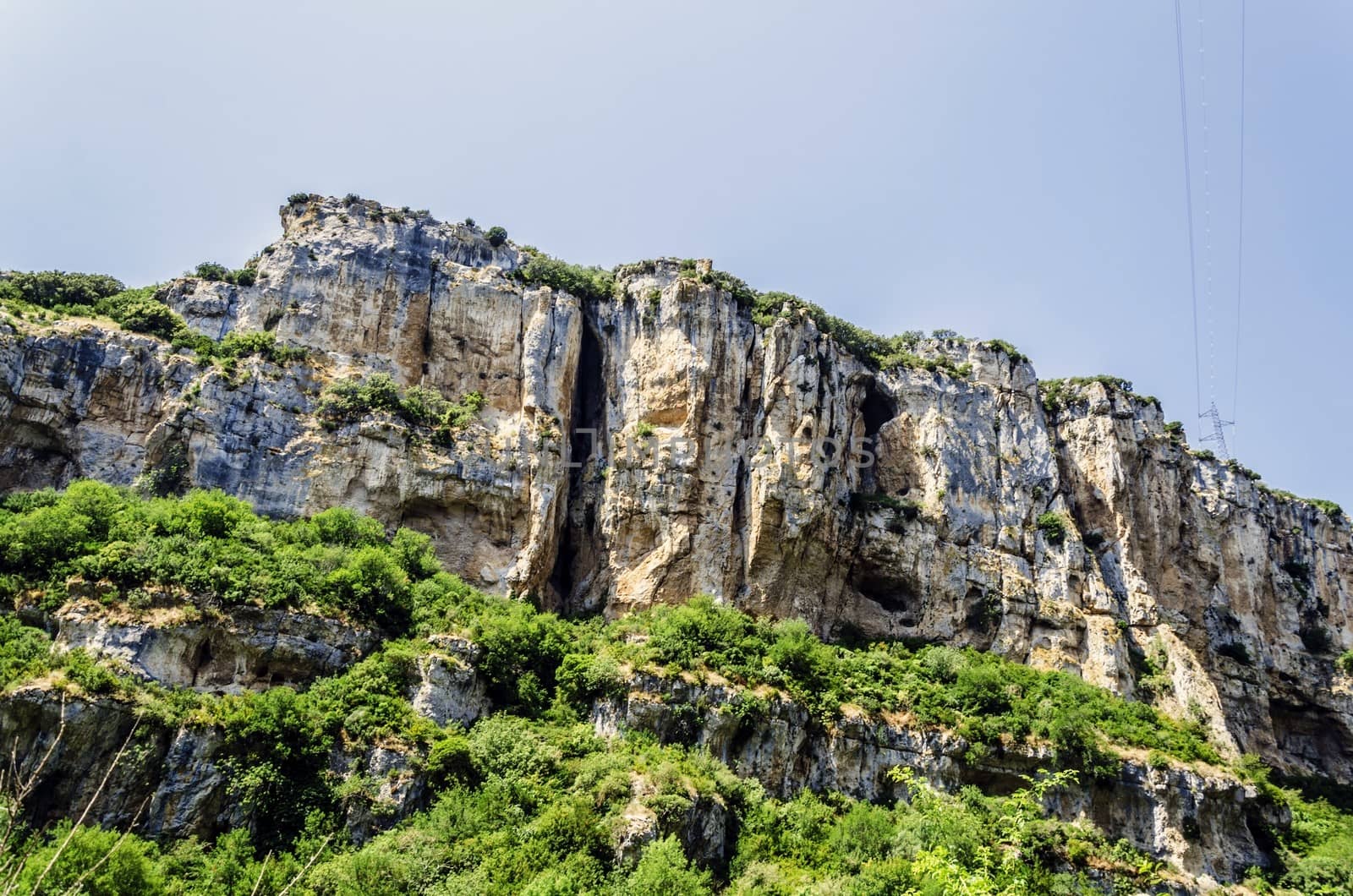 Picture at the canion close to Pamplona city in Spain. With beautiful colors and environment,