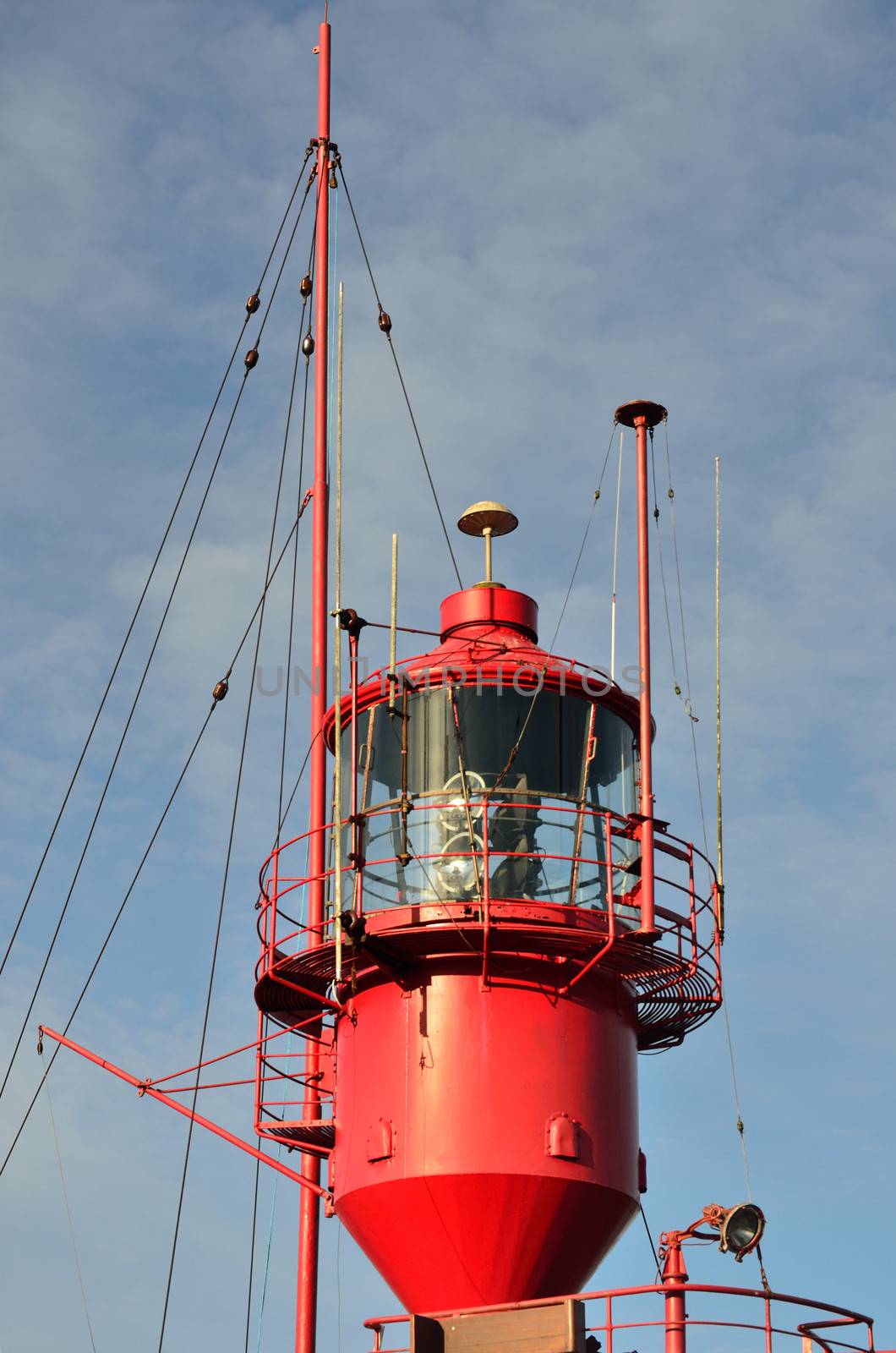 Red lightship tower by pauws99