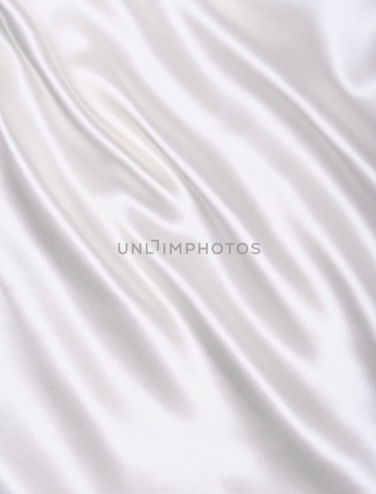 Smooth elegant white silk can use as wedding background 