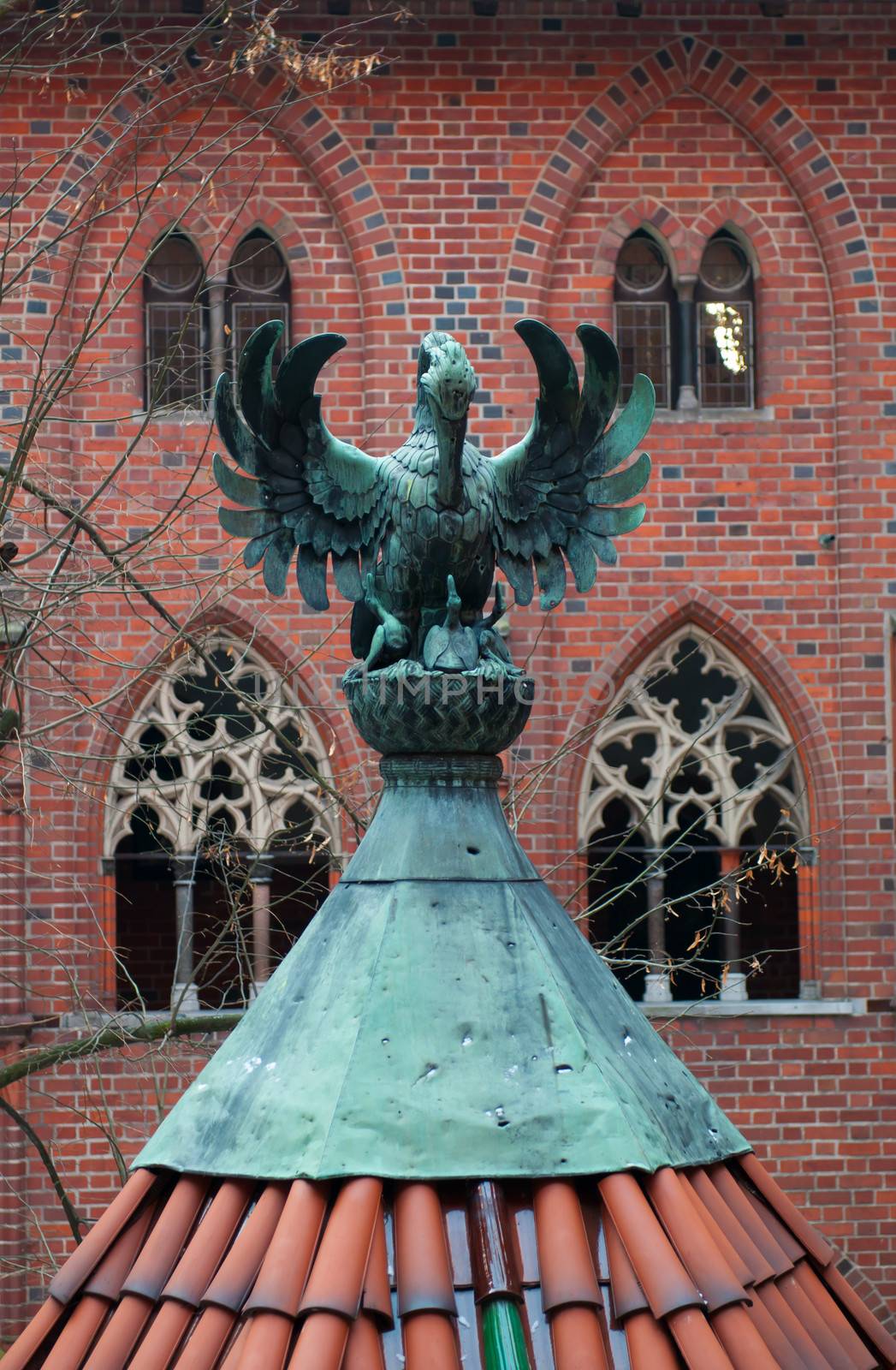 The Castle of the Teutonic Order in Malbork, Polish.