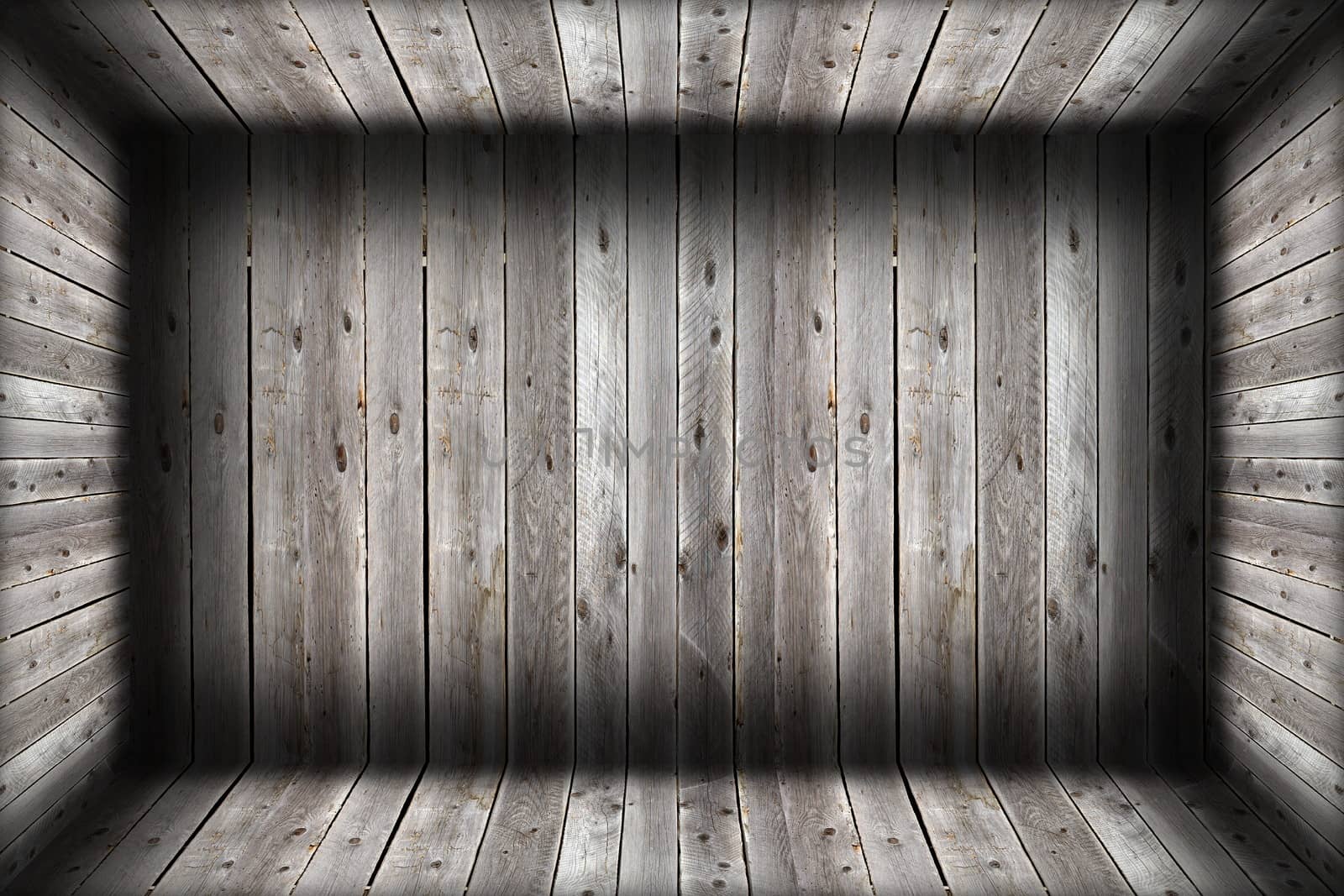 damaged wooden indoor background, empty abstract architectural backdrop