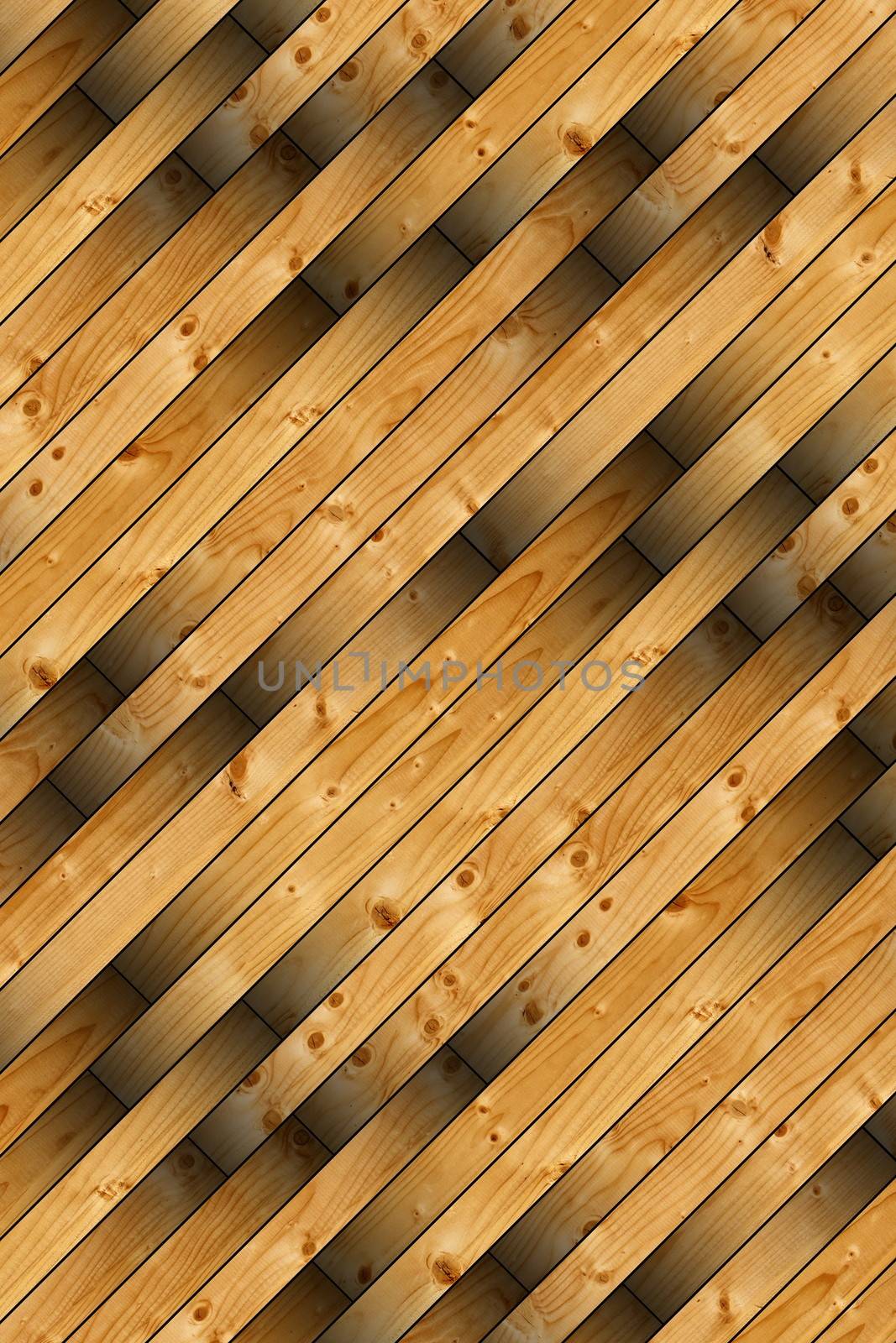 new wooden  planks for flooring by taviphoto