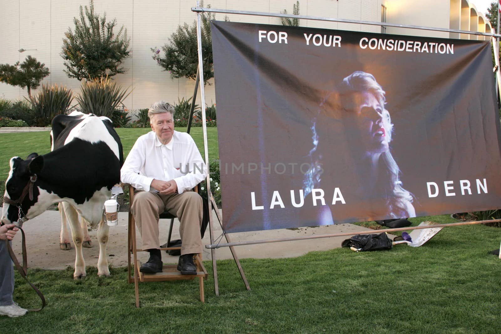David Lynch promoting his new movie "Inland Empire" by ImageCollect