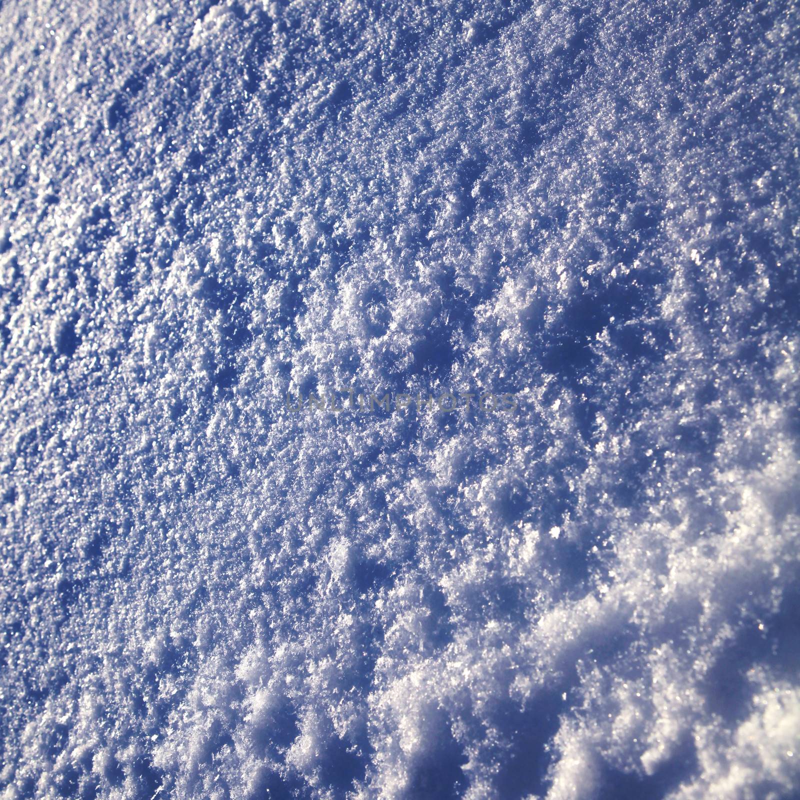 Abstract background of winter snow, shiny snowflake