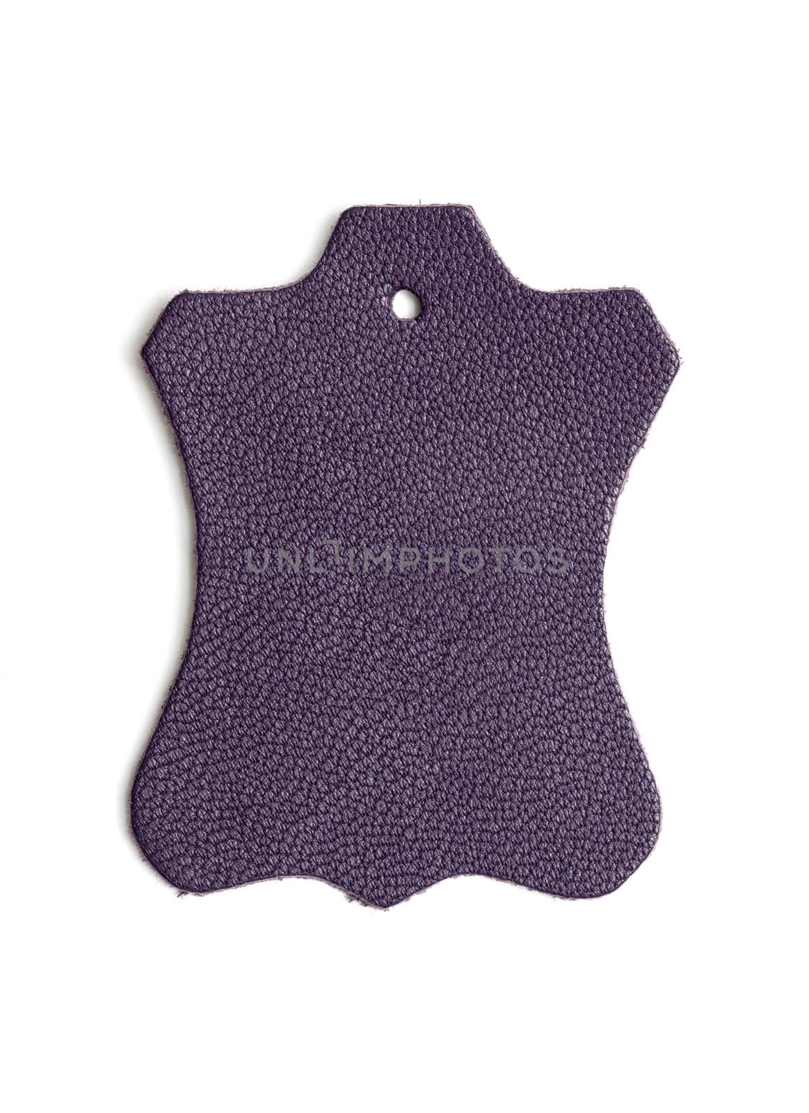 leather tags on white background by DNKSTUDIO