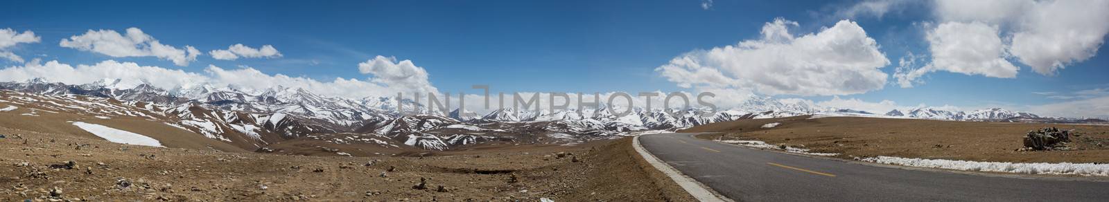 Various photographs of Tibet province in China