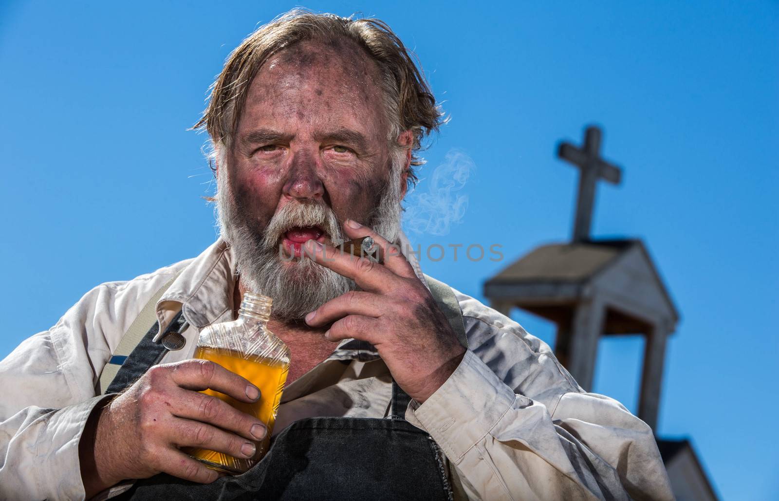 Old West Drunk Drinks Flask