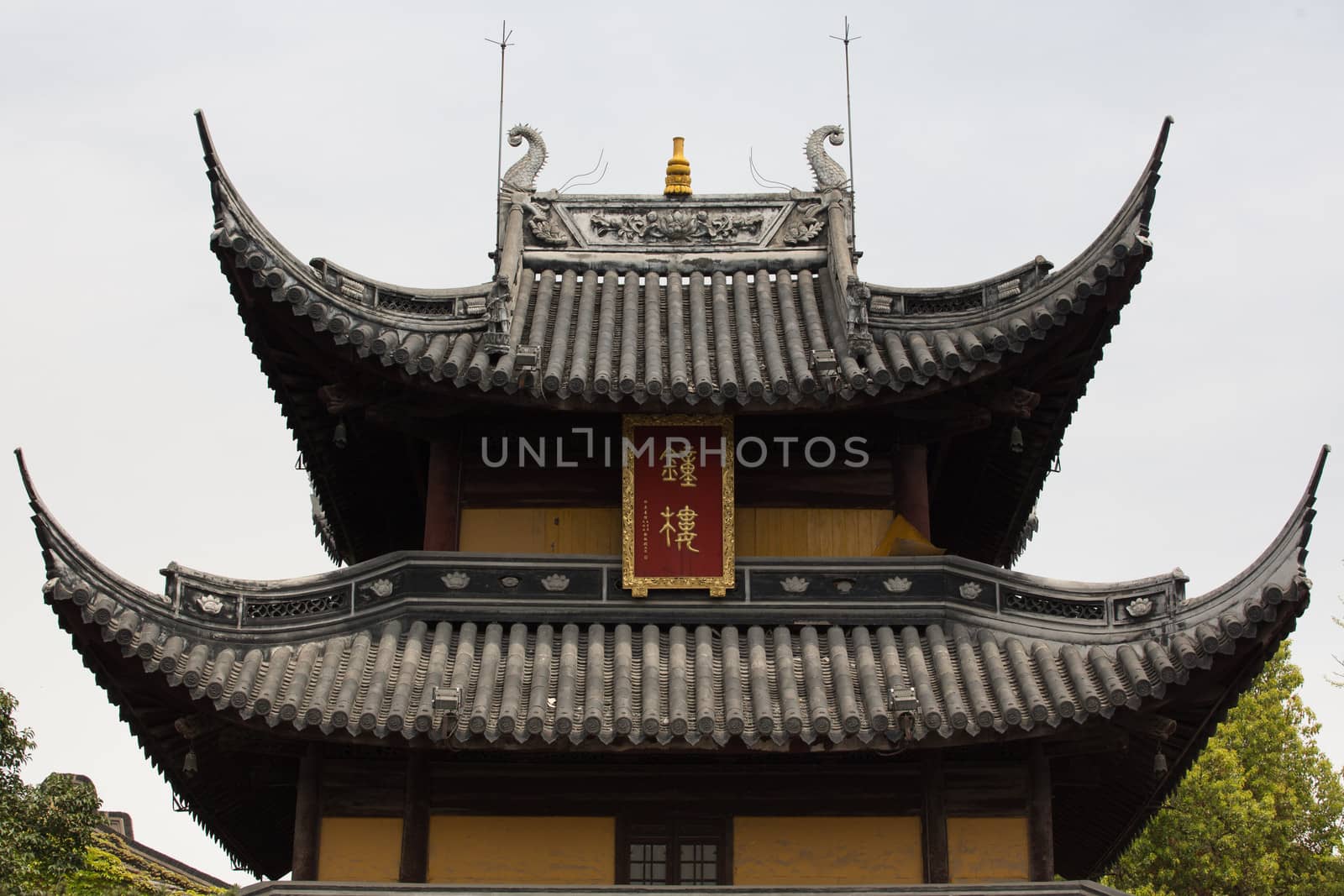 Detail of the Jade Buddha Temple in Shanghai