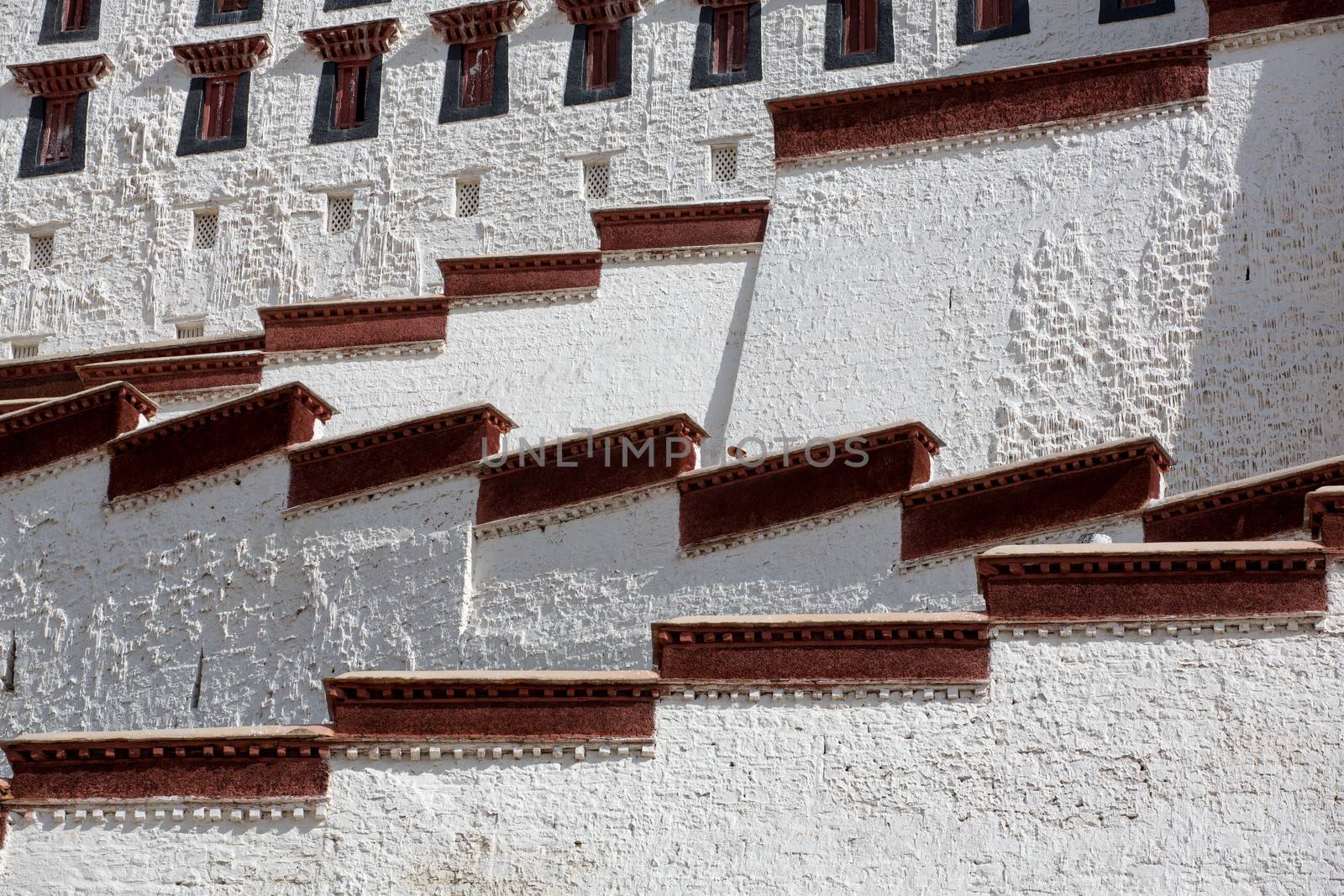 Historic home of the Dalai Lama, Lhasa, Tibet. An UNESCO World Heritage site.