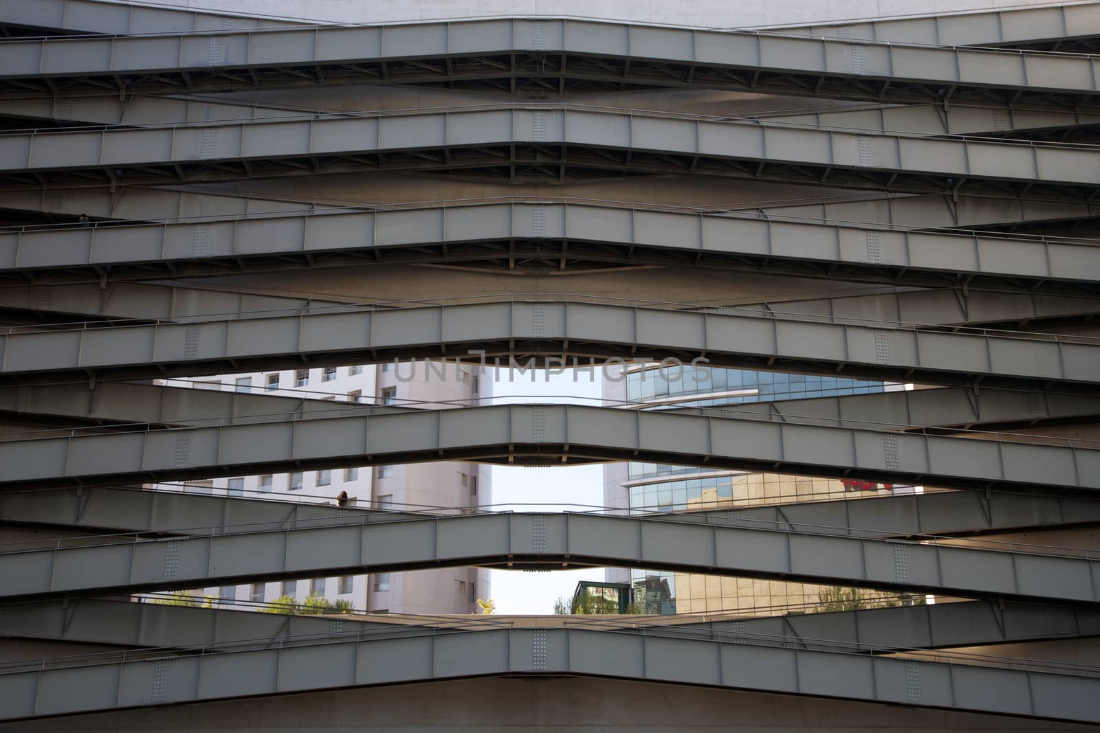 Modern building at Lisbon, Portugal