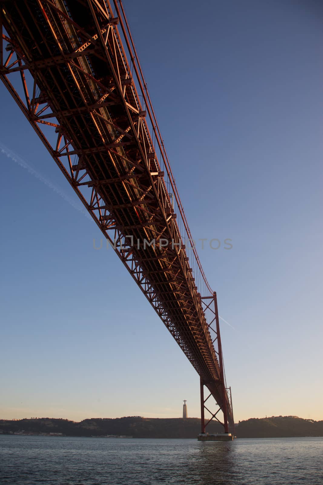 The April 25th Bridge in Lisbon, Portugal