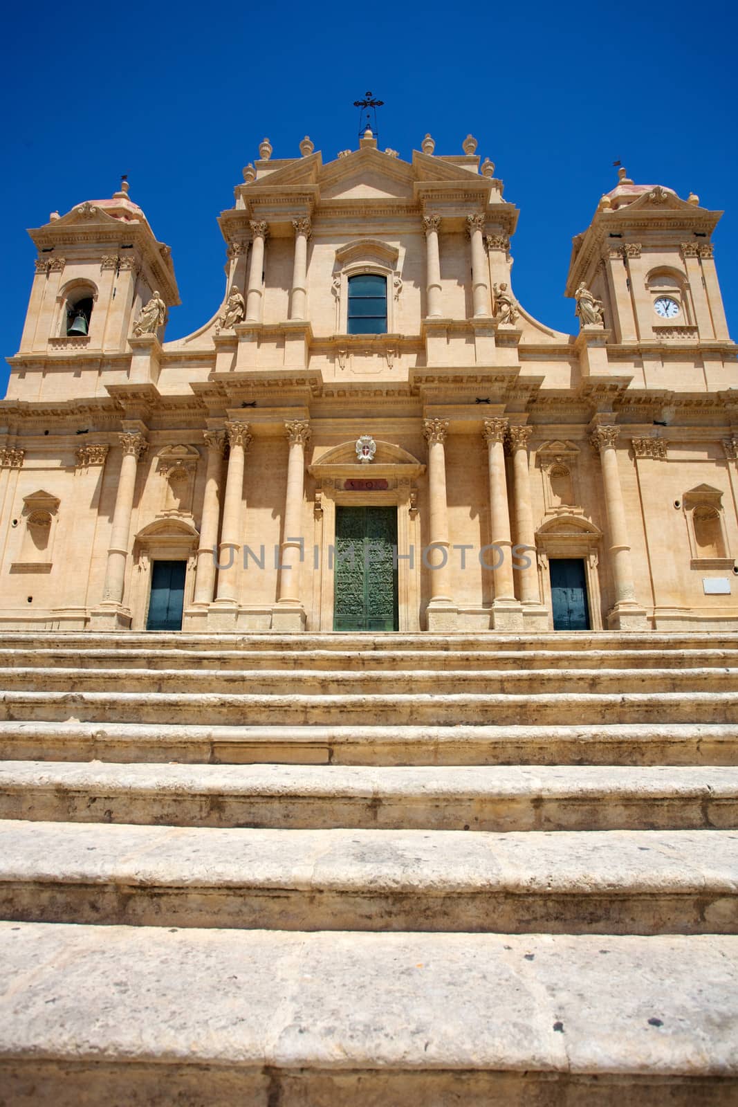 Baroque church San Francesco in Noto, Sicily