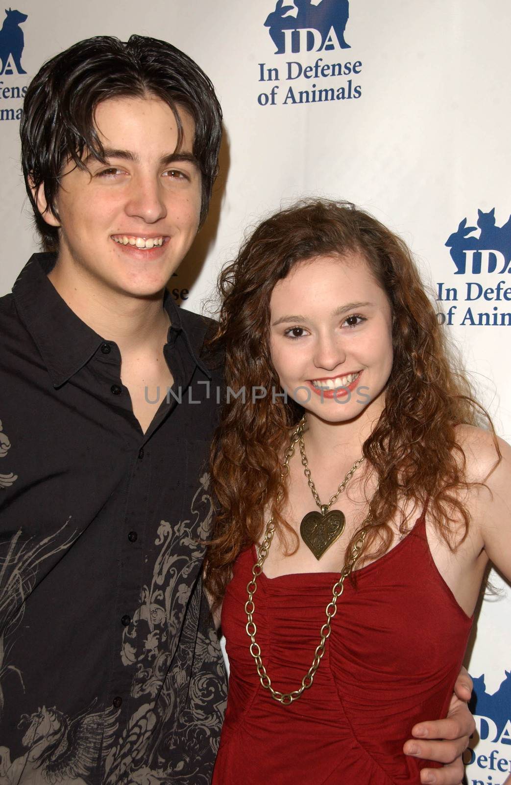 Jillian Clare and friend
at the In Defense of Animals Benefit Concert. Paramount Theater, Hollywood, CA. 02-17-07