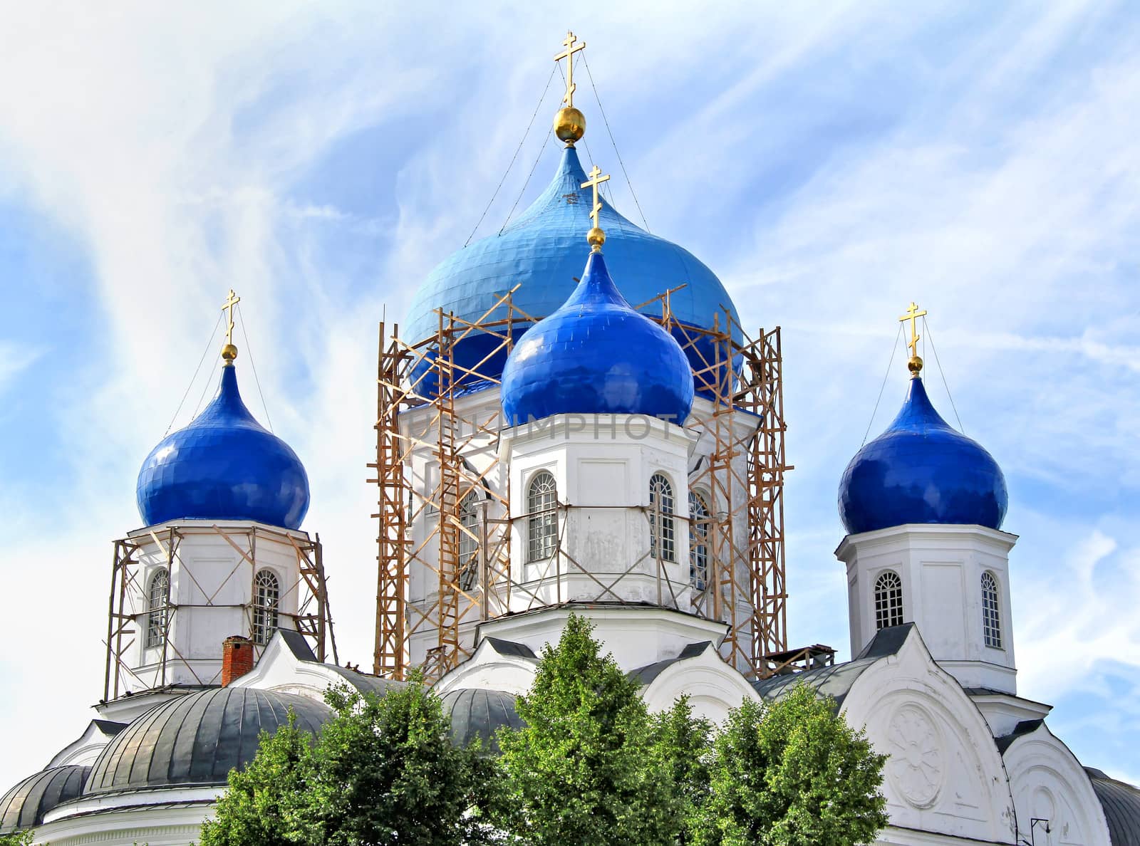 Bogolyubsky cathedral in Svyato-Bogolyubsky nunnery, Bogolyubovo, Vladimir region, Russia