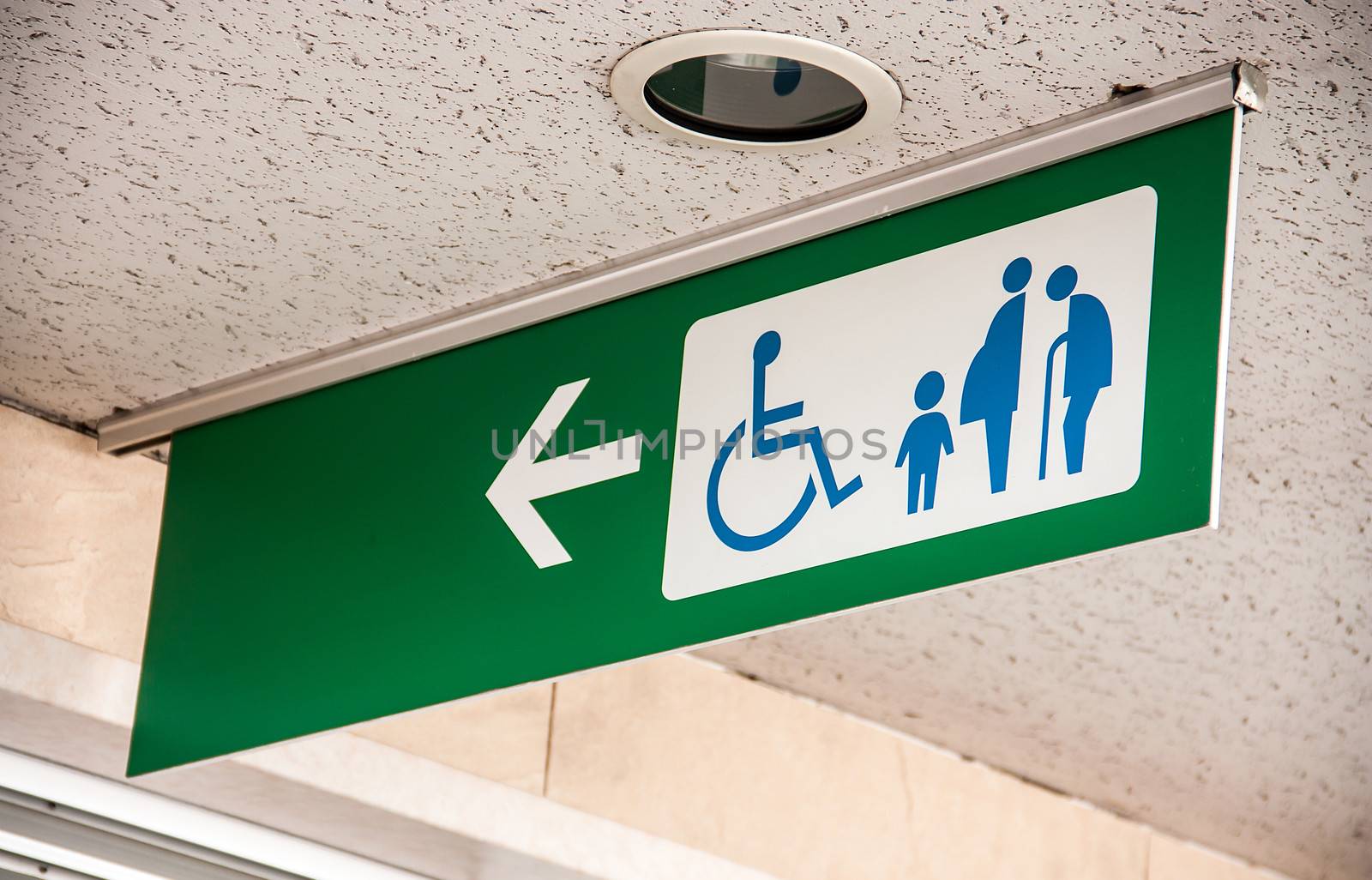 Disabled, Child, Pregnant,  Grandsire the special only sign