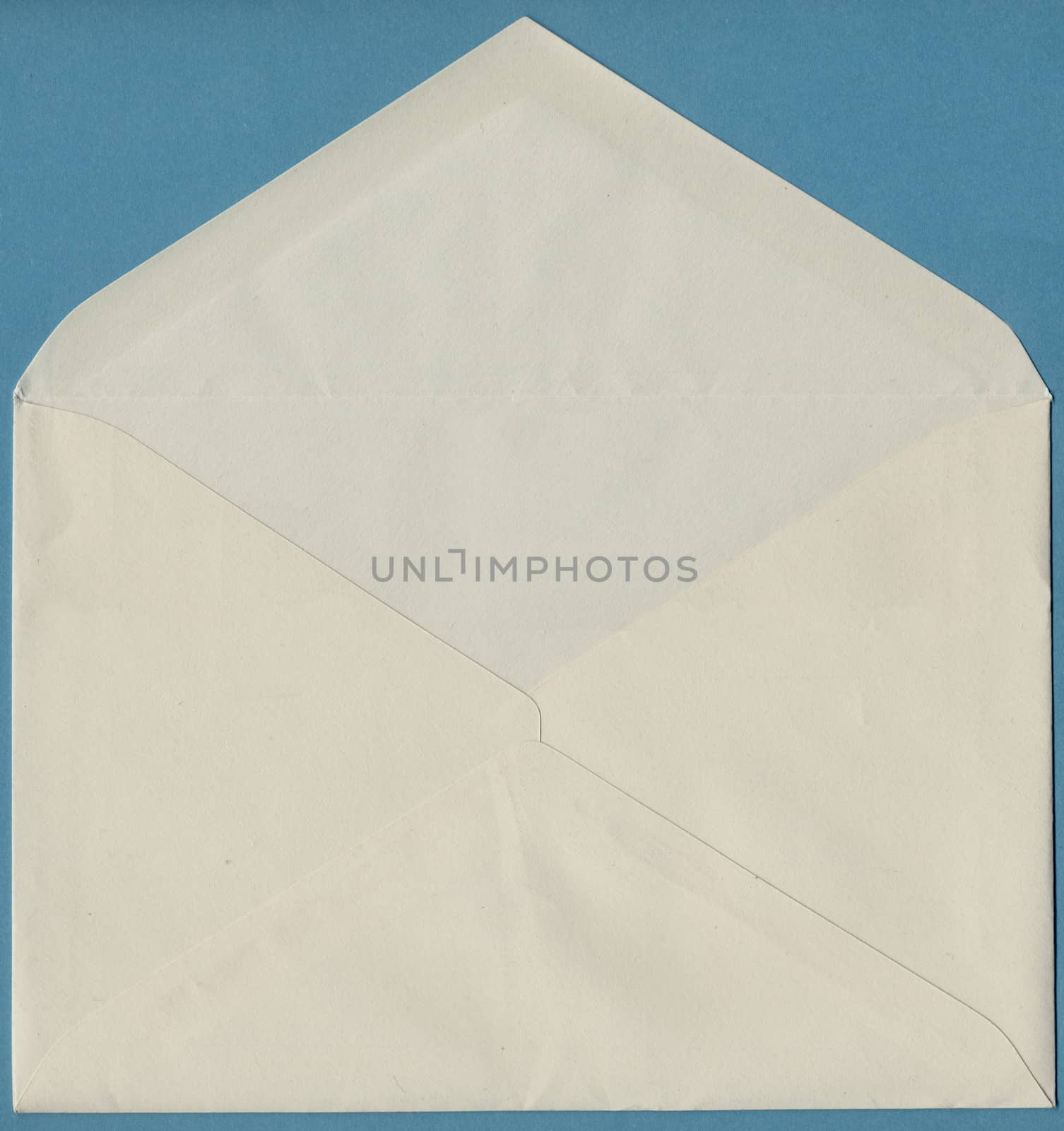 A letter envelope for mail postage shipping open