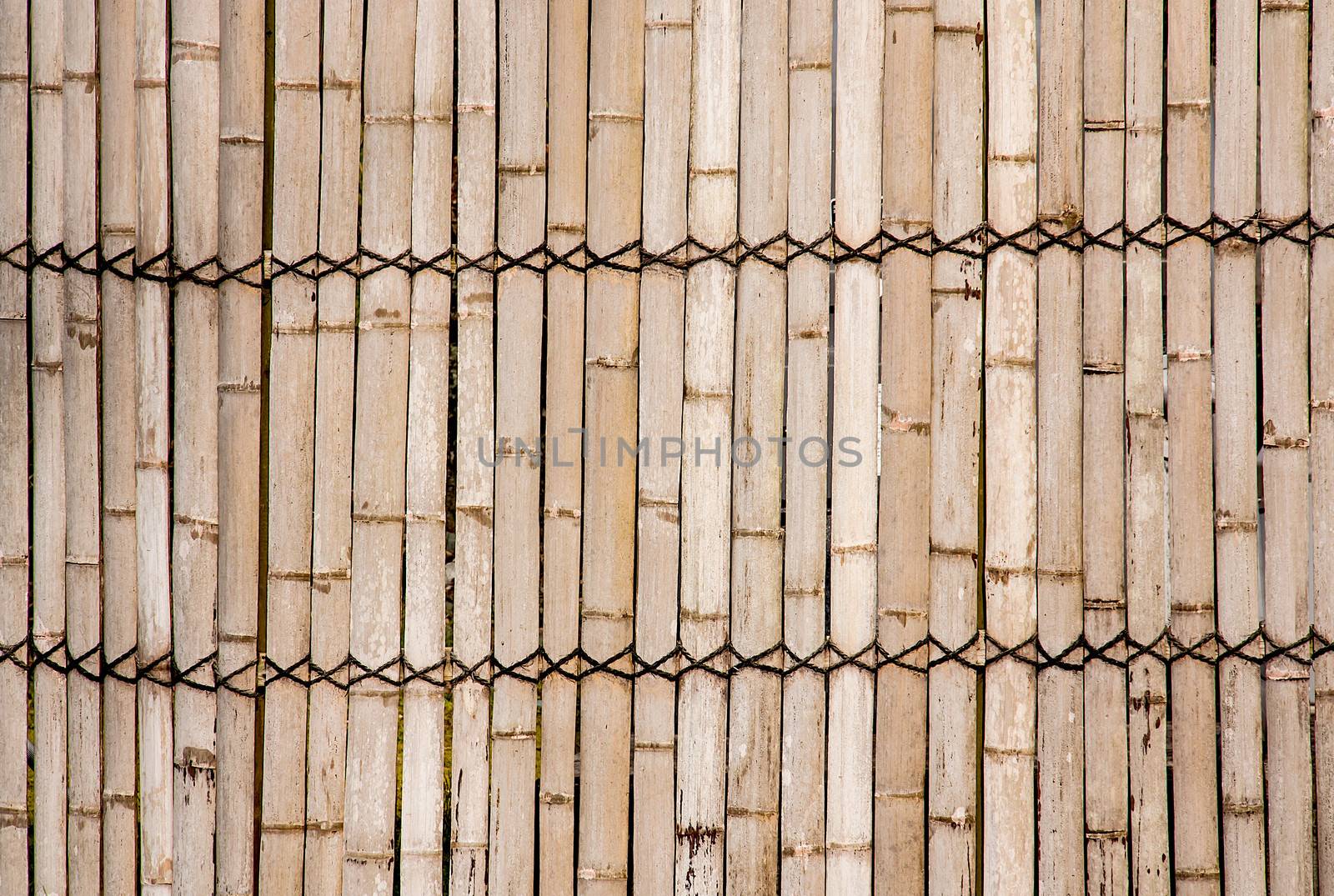 Bamboo walls is the thai style house wall