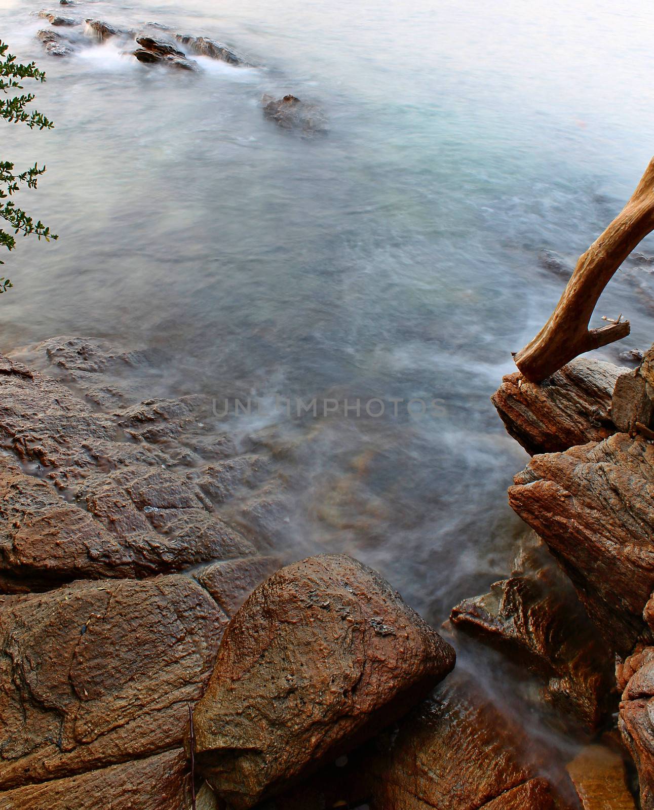 Rocky Shore Samet island , Rayong Thailand