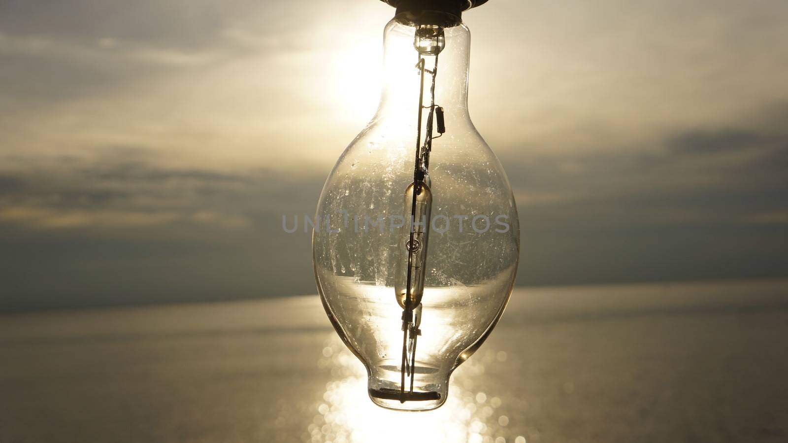 sun light from a light bulb by frihuttaya