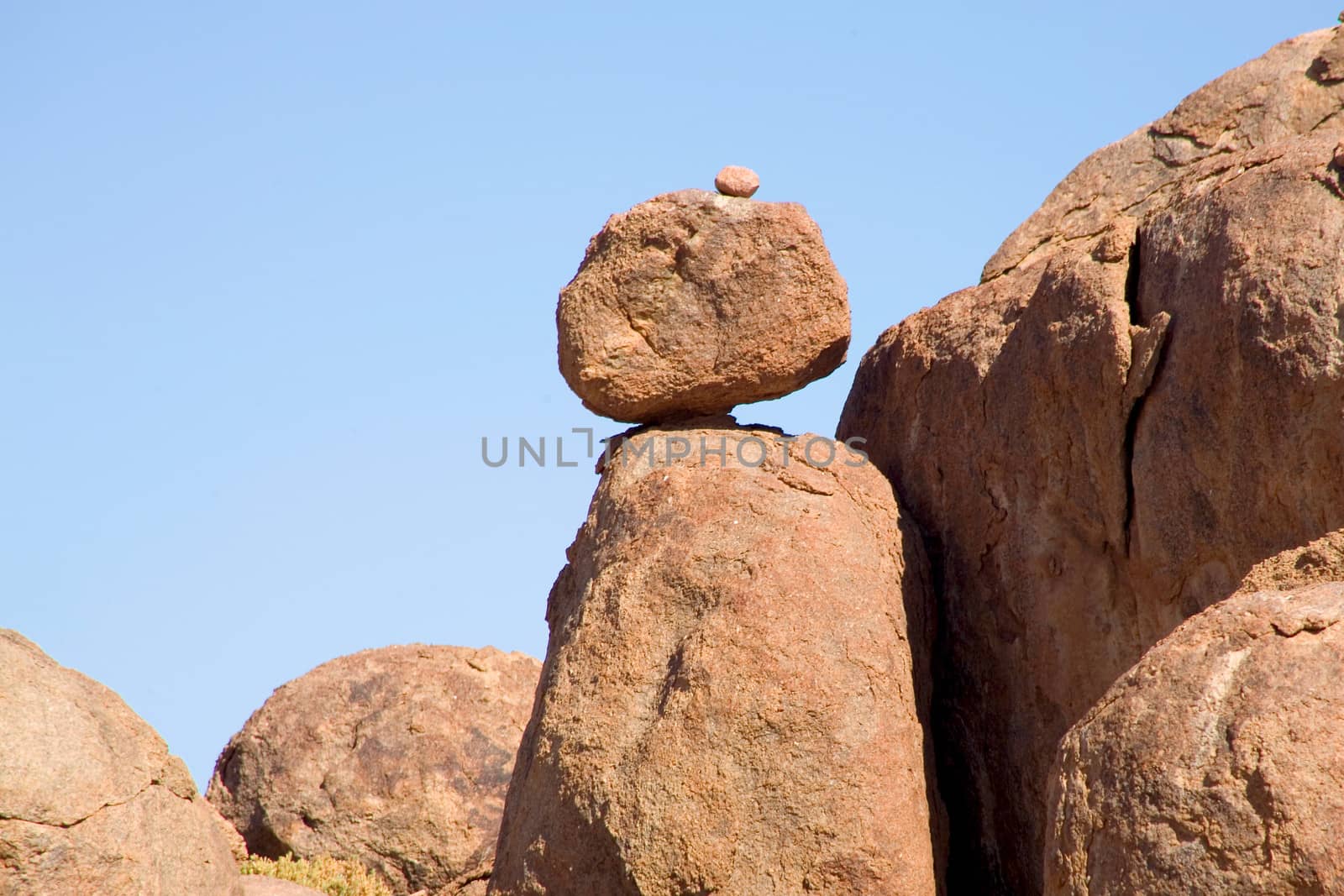 Landscape in Namibia - Geology - Area of Tweefontein