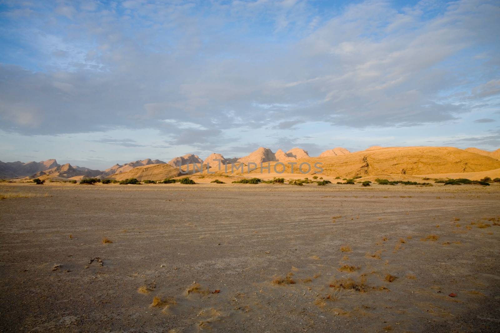 Bleak but imposing landscape of the Skeleton Coast, Namibia